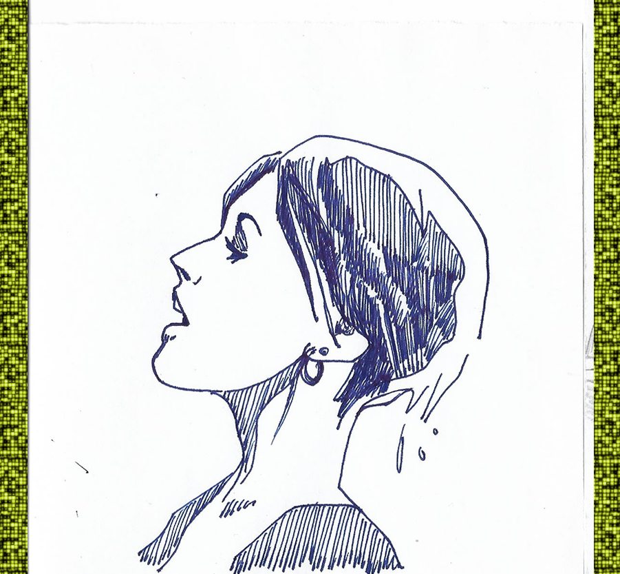 drawing of Maurizio Di Bona - Dolores O'Riordan