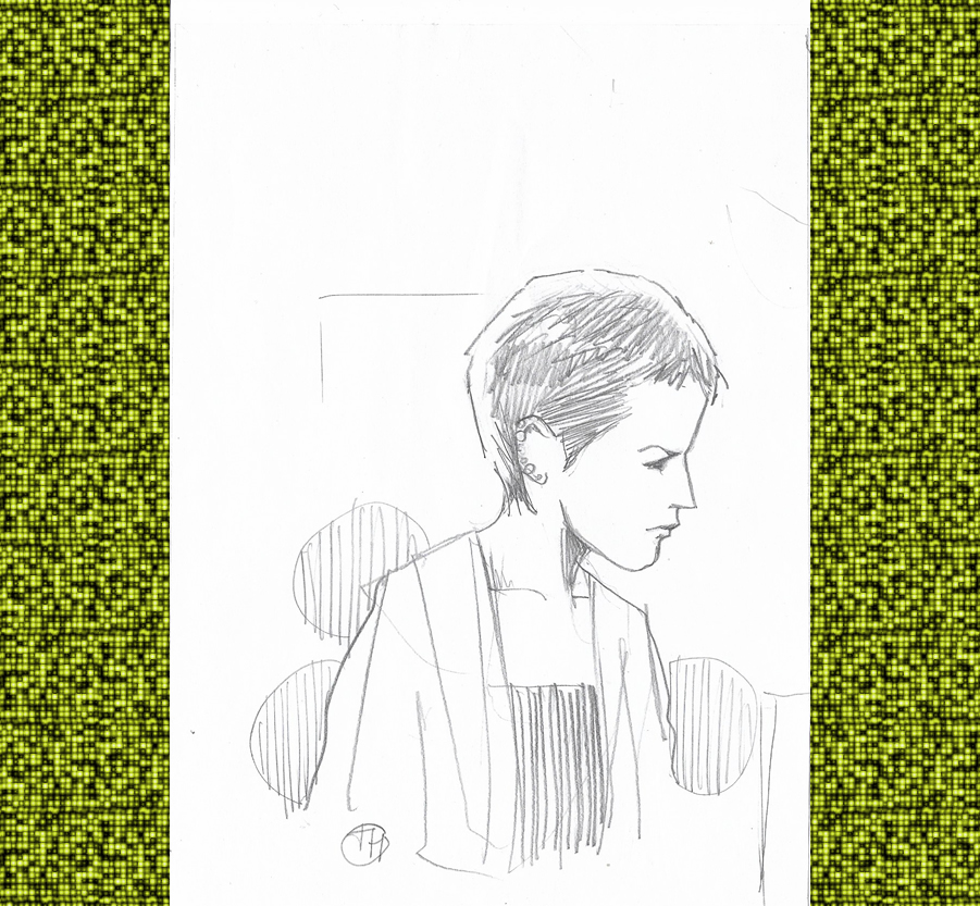 drawing of Maurizio Di Bona - Dolores O'Riordan