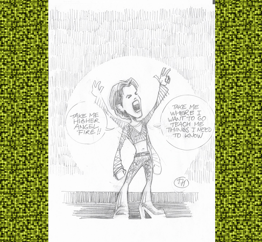 drawing of Maurizio Di Bona - Dolores O'Riordan