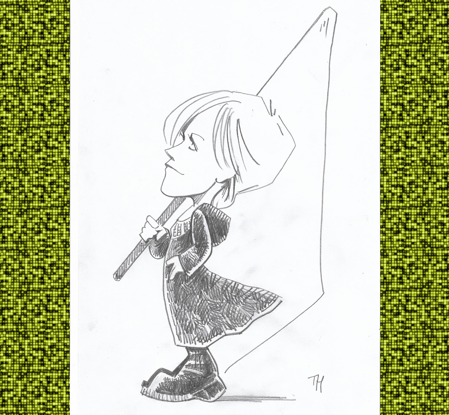 drawing of Maurizio Di Bona - Dolores O'Riordan