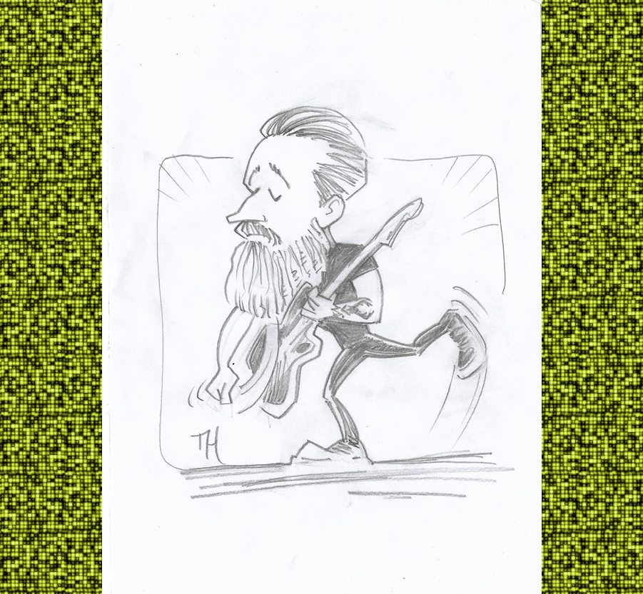 drawing of Maurizio Di Bona - Noel Hogan