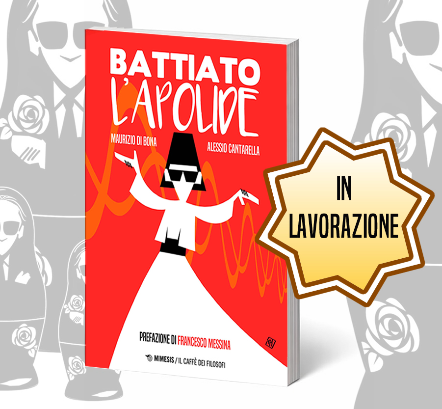 copertina del libro illustrato Battiato l'apolide