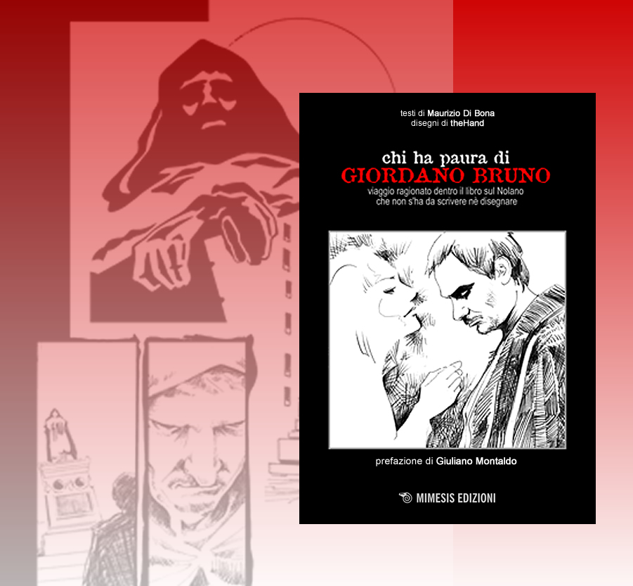 copertina del libro illustrato Chi ha paura di Giordano Bruno