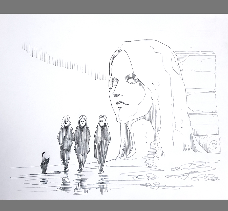 drawing of Maurizio Di Bona - Dolores O'Riordan