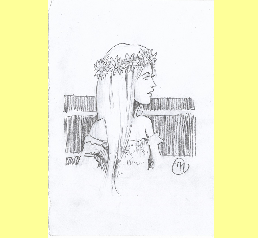 drawing of Maurizio Di Bona - Dolores O'Riordan