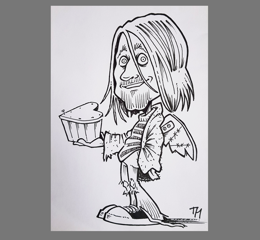 drawing of Maurizio Di Bona - Kurt