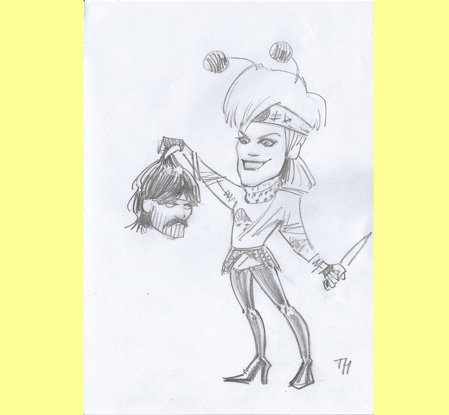 drawing of Maurizio Di Bona - Rettore